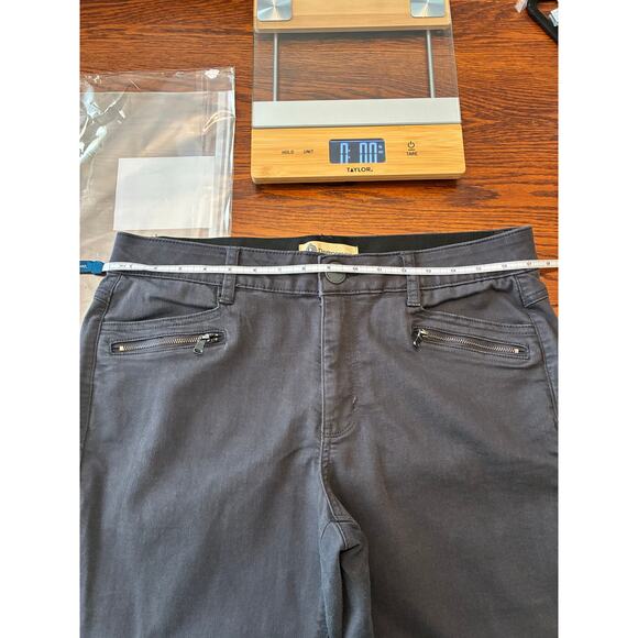 Democracy Ab-Technology Gray Skinny Pants Jeans Size 14 - Picture 4 of 5